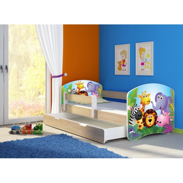 Otroška postelja 4kids Yummy ZOO